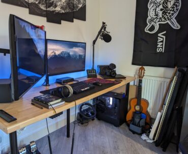 WFH/Home Entertainment/Gaming Setup. Rarely use the laptop