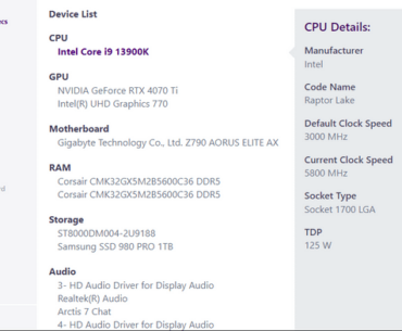 Opinions my PC? Just pure curiosity.