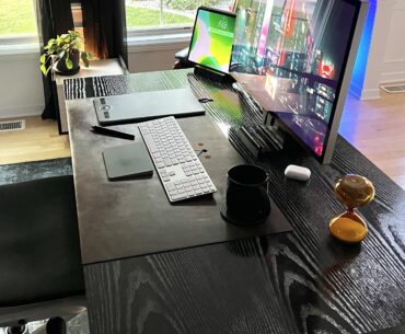 Dining room turned moody battlestation