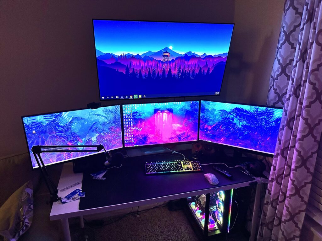 Had to get one last picture before I took it all down. My personal escape from reality.
