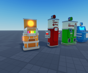 Perk machines I modelled on Roblox some time ago (still wip, lol)