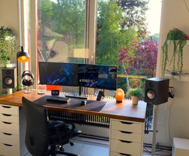 My laptop setup that gives me enough oxygen to get through the day!
