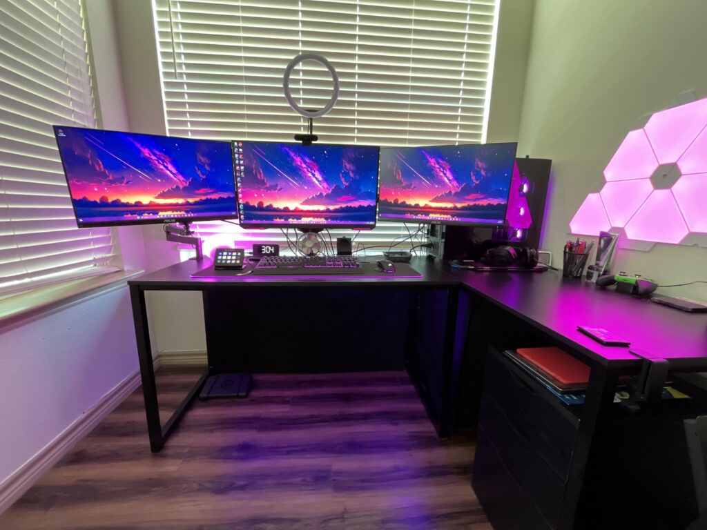Not the most sophisticated station. But it's in my "Dining room" of my apartment