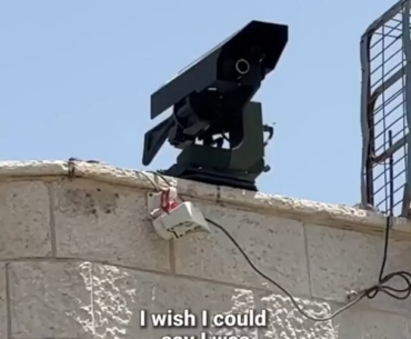 Israel deploys self targeting remote control Gun in West Bank