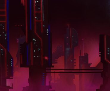 Cyber cityscape.