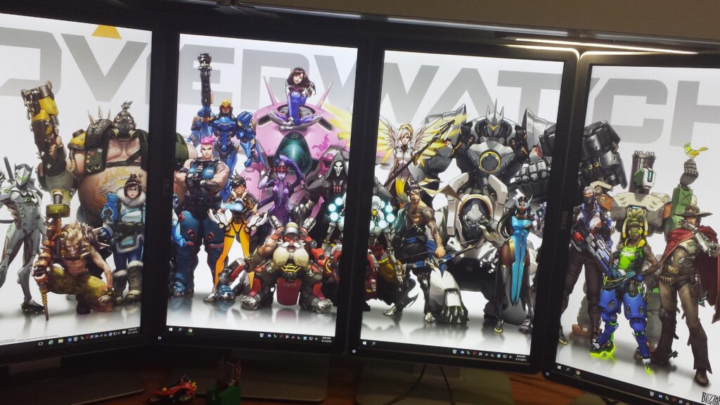 My current Quad Dell 21" Portrait-Flipped Workstation