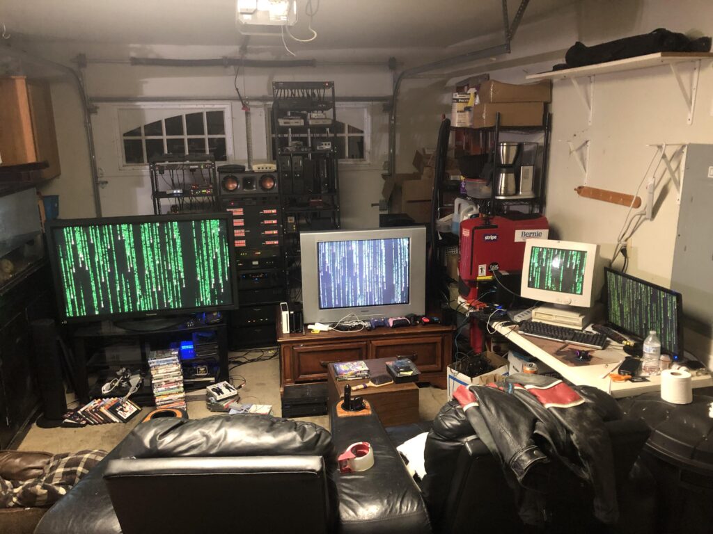 Temporary Garage Setup
