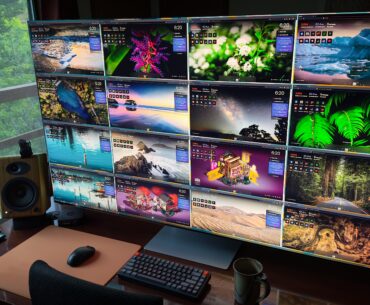 8K = sixteen 1080p borderless monitors. Details in comments