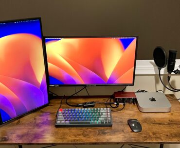 First foray into a desk setup (work in progress)