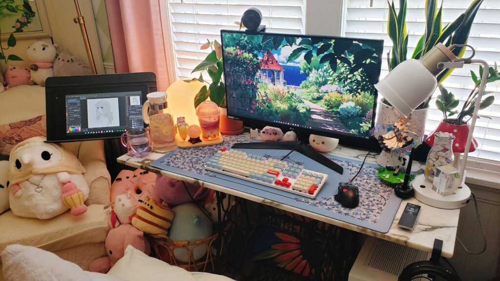I don't use Reddit much anymore but I wanted to share my comfy setup.