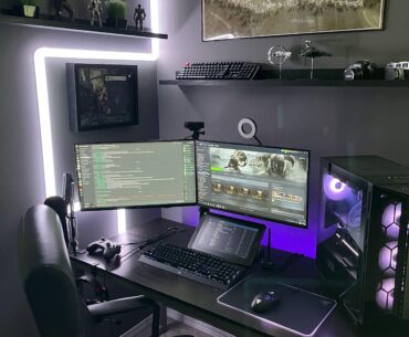 My compact battlestation. I no longer require an entire floor for one anymore.