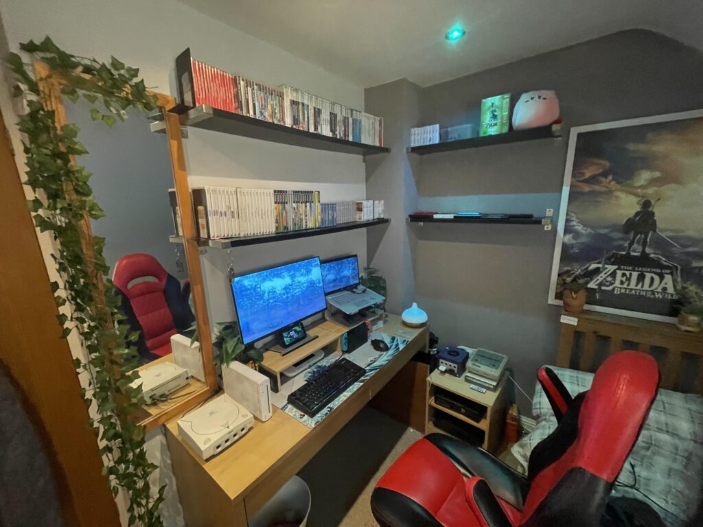 my battlestation, as a 17 year old video-game collector :)