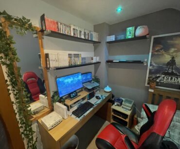my battlestation, as a 17 year old video-game collector :)