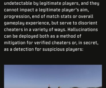 Ricochet messing around with cheaters