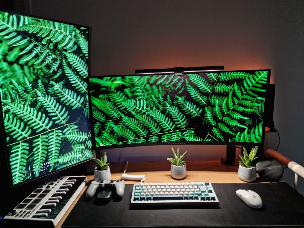 My compact and cozy setup