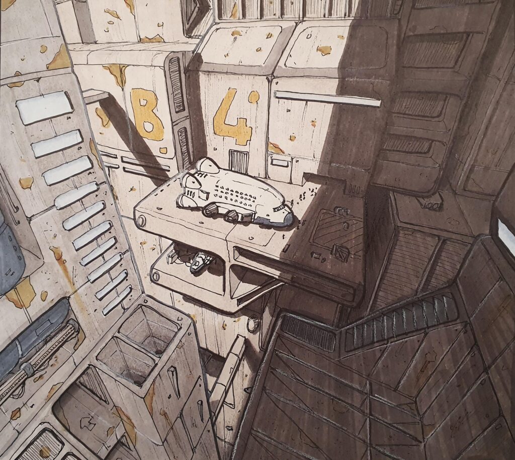Platform B4' - from my sketchbook.