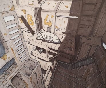 Platform B4' - from my sketchbook.