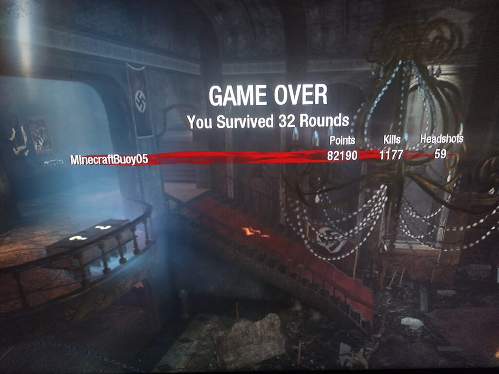 My record on kino Der Toten black ops 1