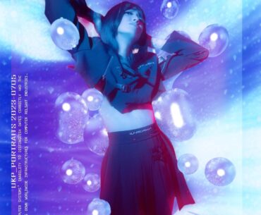Combining with some 3D graphics with my Cyber Y2K photoshoot 💎 IG @ukp_portraits