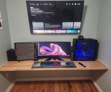 Simple setup with new desk and just powered on