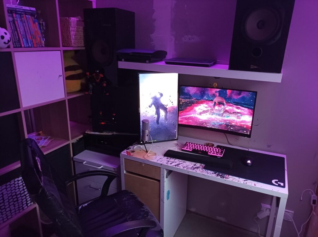 decided to rearrange my setup