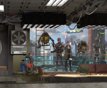 cyberpunk apartment by ata pourazar