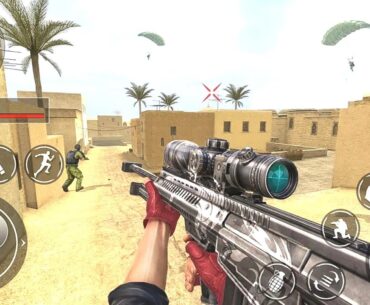 FPS Commando Gun Strike 3d _ Gun Shooting Games - Android Gameplay OBS7A