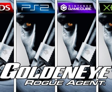 GoldenEye Rogue Agent (2004) DS vs PS2 vs GameCube vs XBOX (FPS + Graphics)