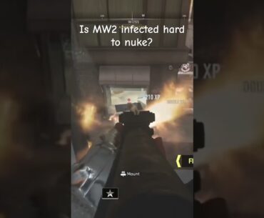 Is Modern Warfare 2 infected difficult to nuke? #infected #nuke #videogames #callofduty #mw2 #shorts
