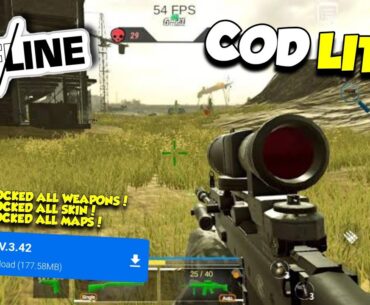 Call Of Duty Mobile LITE Version OFFLINE 100MB Only! FPS Game For LOW-END Devices (High Graphics!)