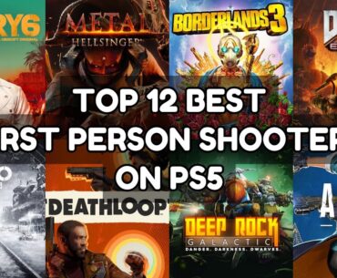 Top 12 Best First-Person Shooter (FPS) Games On PS5 | 2023