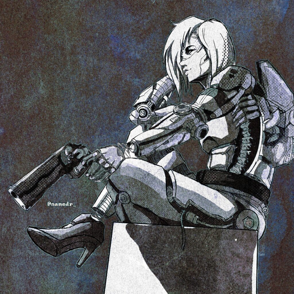 robot chick i drew