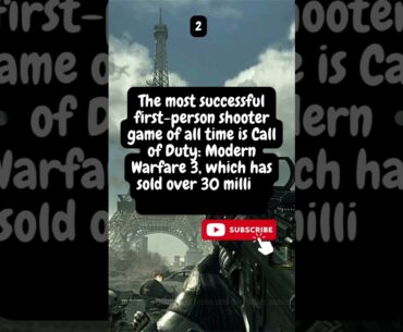 FIRST PERSON SHOOTER - 25 FACTS GOOGLE BARD | FACT 2 #firstpersonshooter #bard #subscribers #facts