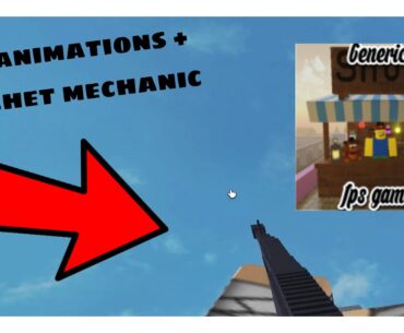 gun animations + bullet ricochet mechanic (ROBLOX - generic fps game)