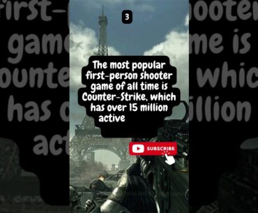 FIRST PERSON SHOOTER - 25 FACTS GOOGLE BARD | FACT 3 #firstpersonshooter #bard #subscribers #facts