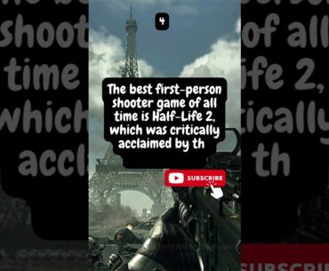 FIRST PERSON SHOOTER - 25 FACTS GOOGLE BARD | FACT 4 #firstpersonshooter #bard #subscribers #facts
