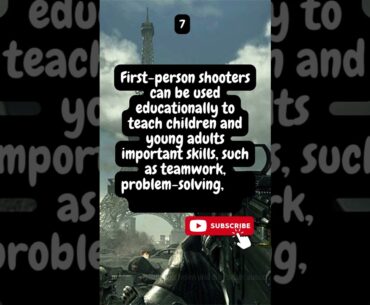 FIRST PERSON SHOOTER - 25 FACTS GOOGLE BARD | FACT 7 #firstpersonshooter #bard #subscribers #facts