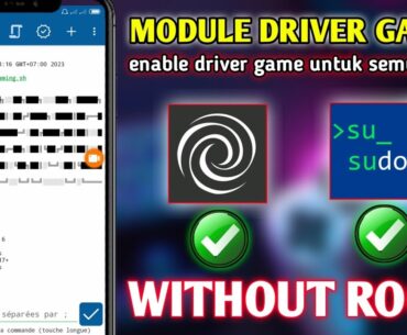 Module driver gaming no root - boost fps,gaming performance mode,fix lag semua game