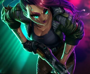 Neon Characters by Joe Pykett