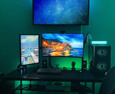 Almost done cable managing 😅