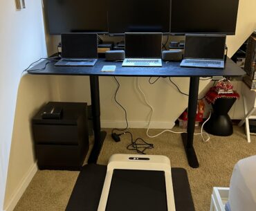 My desk setup as I do 3 jobs .