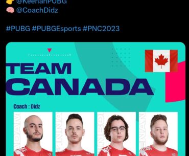 PNC 2023 Team Canada