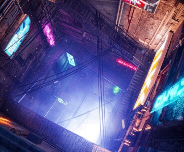 Cyberpunk Hole - Made on Blender