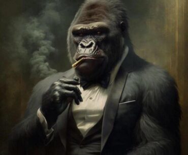 That look the Cosmic Silverback gives you before royally fisting yo ass