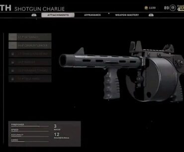 What is the best attachment for streetsweeper shotgun in zombies?
