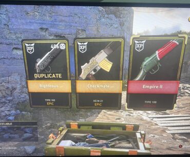 Triple weapon drop