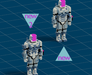 Another redesign of the hero of our game. This time I went for asymmetry in the right arm and some other changes. What version do you like more?
