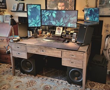 My work & hi-fi station