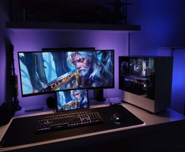 My distraction-free gaming and productivity setup. How would you rate it?