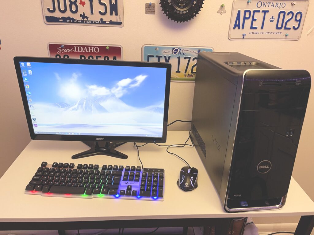 My уounger cousin’s battle station that I am about to give to him for his birthday